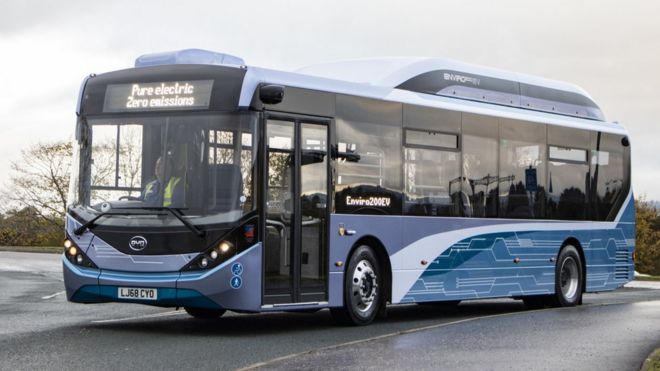 新能源绿色巴士